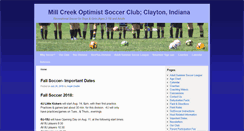 Desktop Screenshot of millcreeksoccerclub.org